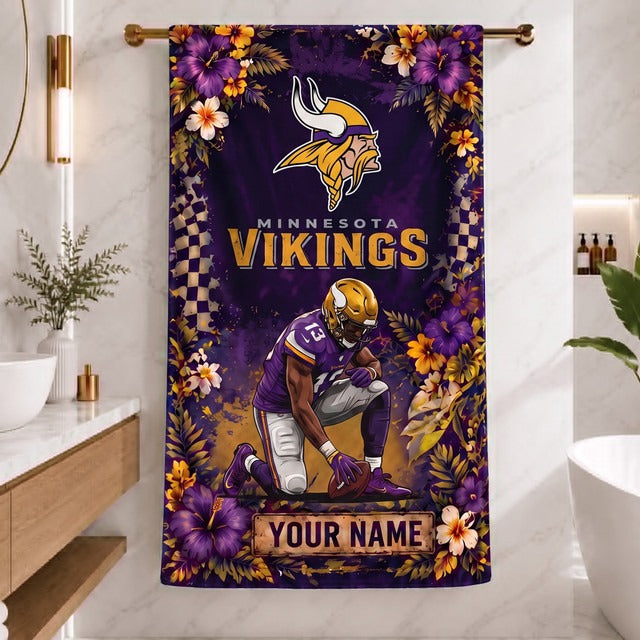 MV x NFL Steel Curtain Football Beach Towel