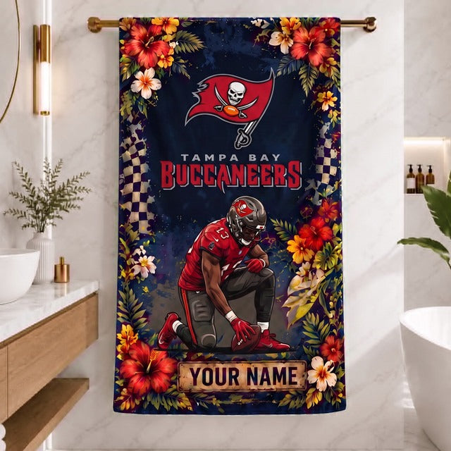 TBB x NFL Steel Curtain Football Beach Towel