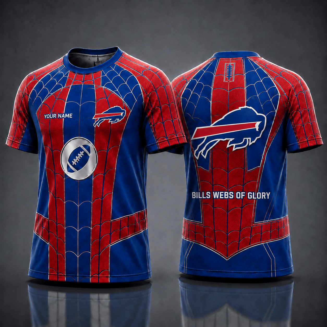 BB NFL x Spider Personalized T-Shirt – Premium Limited Edition Gift for Football Fans
