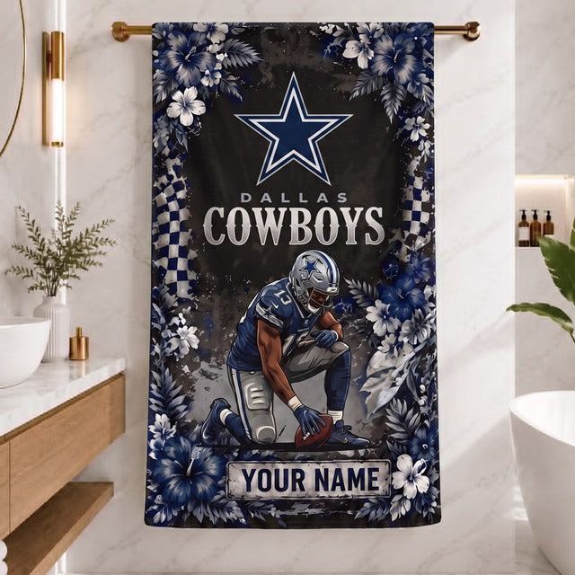 DC x NFL Steel Curtain Football Beach Towel