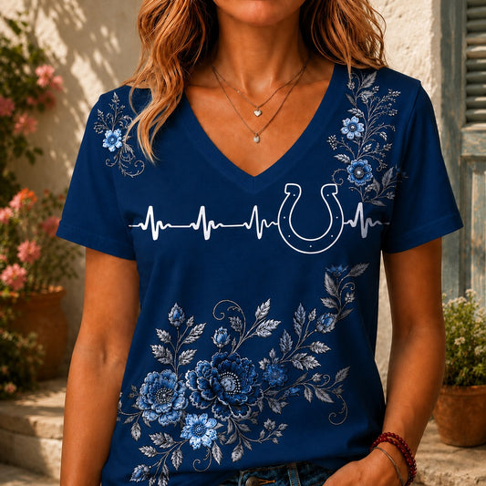 IC x NFL Luxury Women V-Neck Shirt