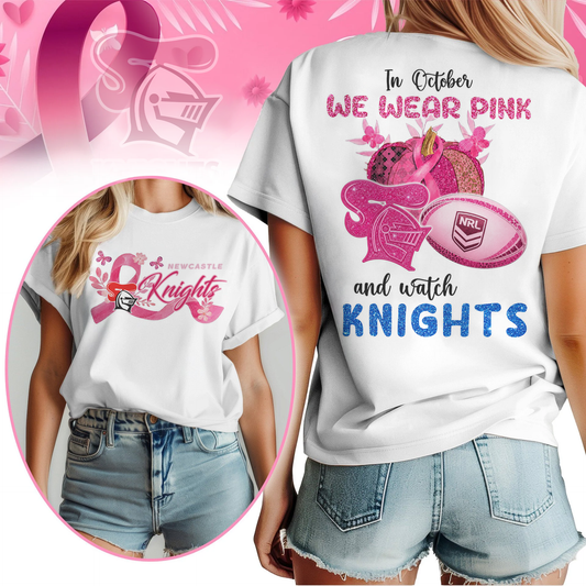 In October We Wear Pink And Watch NK Shirt