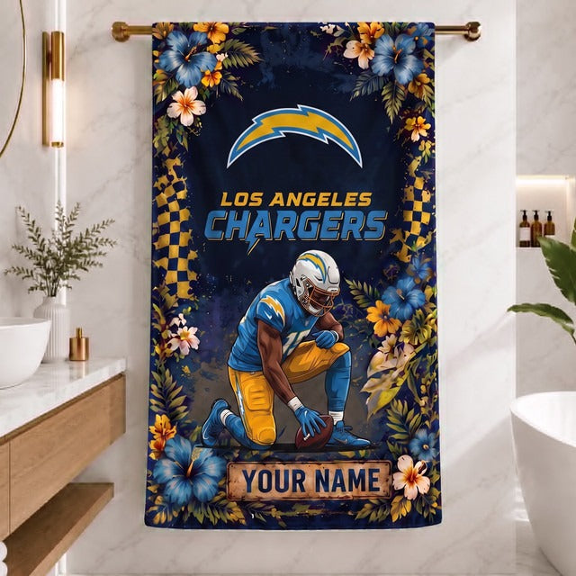 LAC x NFL Steel Curtain Football Beach Towel