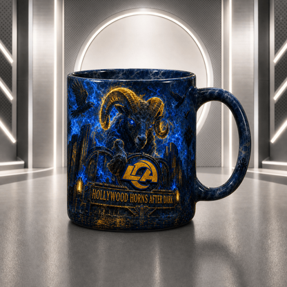 LAR Halloween Football Mug – The Frozen Cornfield Spooky Fan Gift DDT