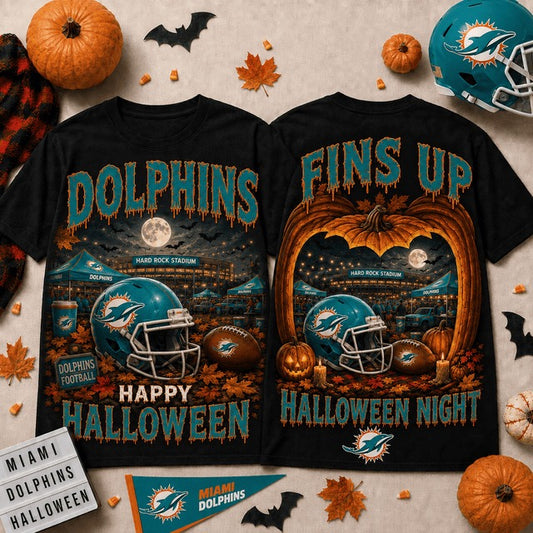 MD x NFL Halloween Custom Name T Shirt Gift For Fan