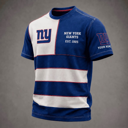 NYG x NFL Premium Vintage All Over Print T-Shirt 3D Personalized Gift For True Fan