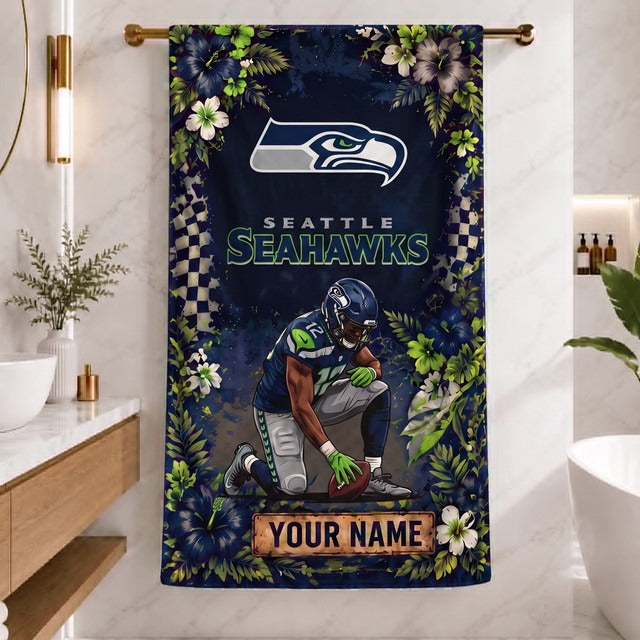 SS x NFL Steel Curtain Football Beach Towel